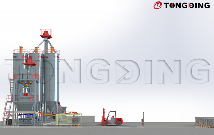 Sand Drying & Dry Mortar Mixing Production Line